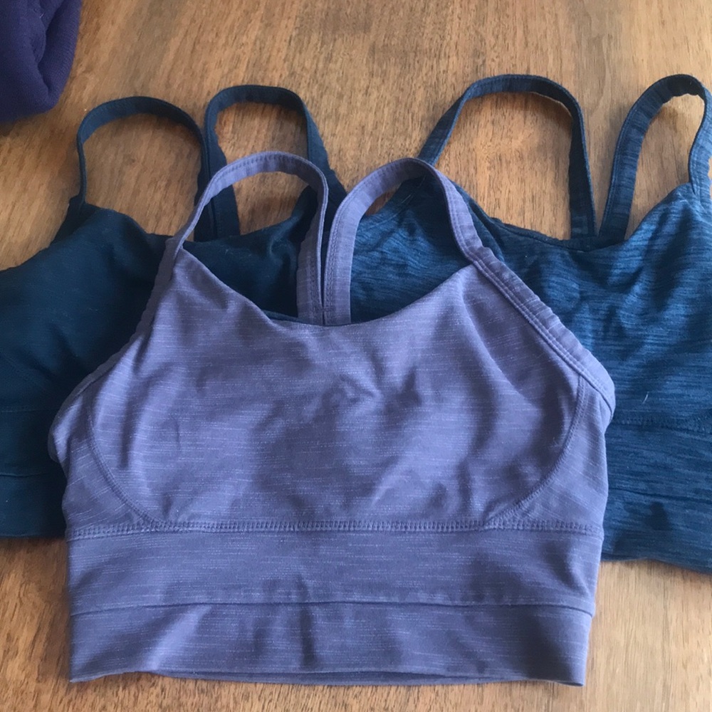 3 built in bra medium length sports bras